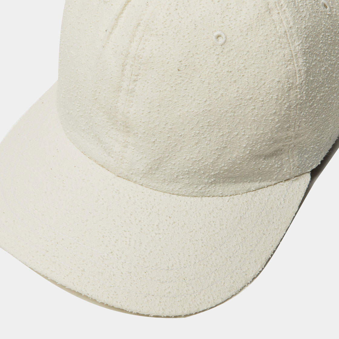Imitation Suede 6Panel Cap / Off White