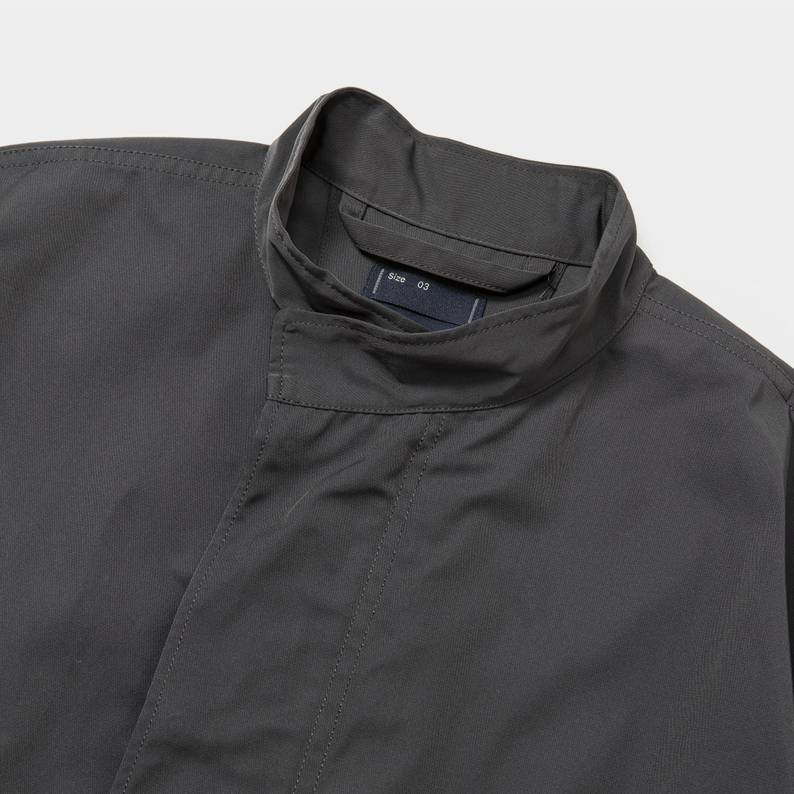 Memory Gabardine Field Parka / Charcoal