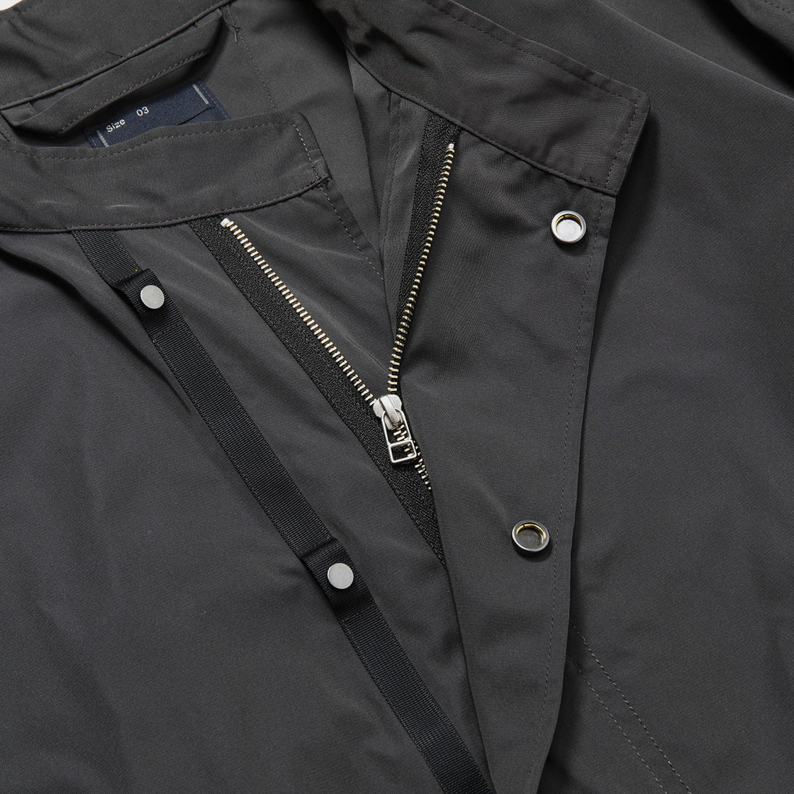Memory Gabardine Field Parka / Charcoal