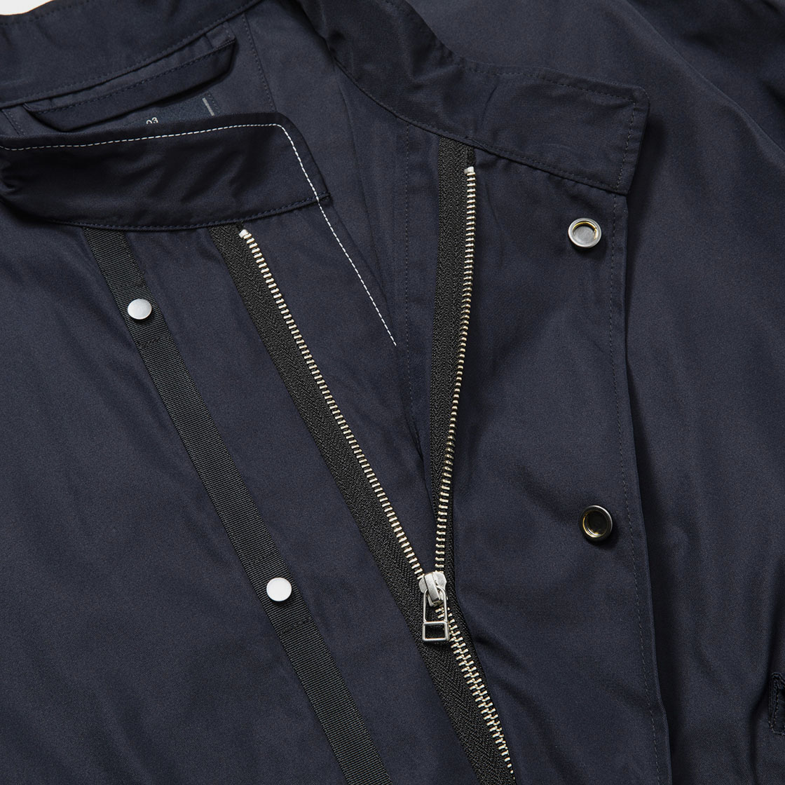 Memory Gabardine Field Parka / D.Navy