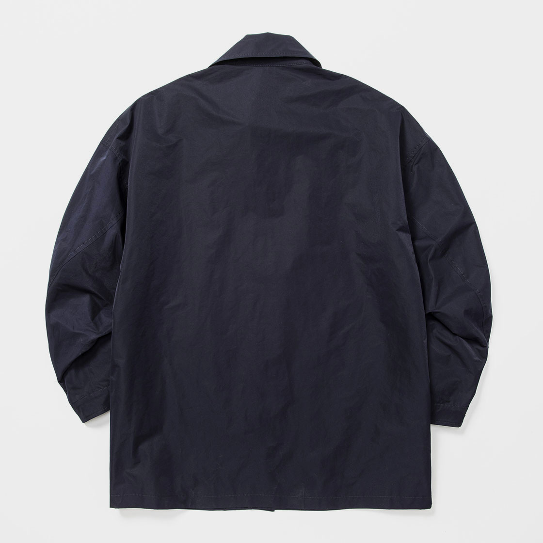 Crisp Nylon Over Short Coat / D.Navy