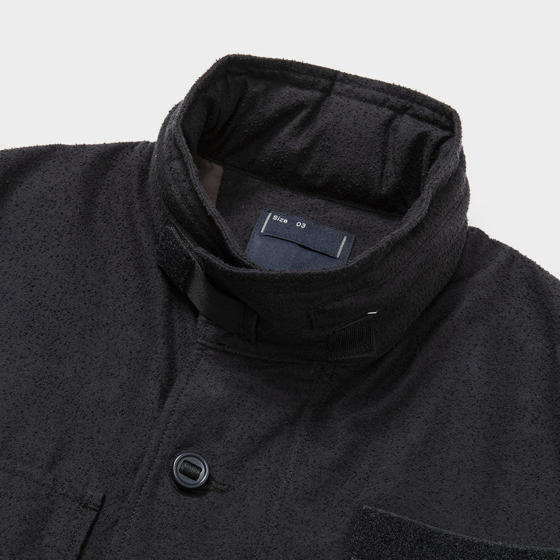 Imitation Suede Field JKT / Off Black