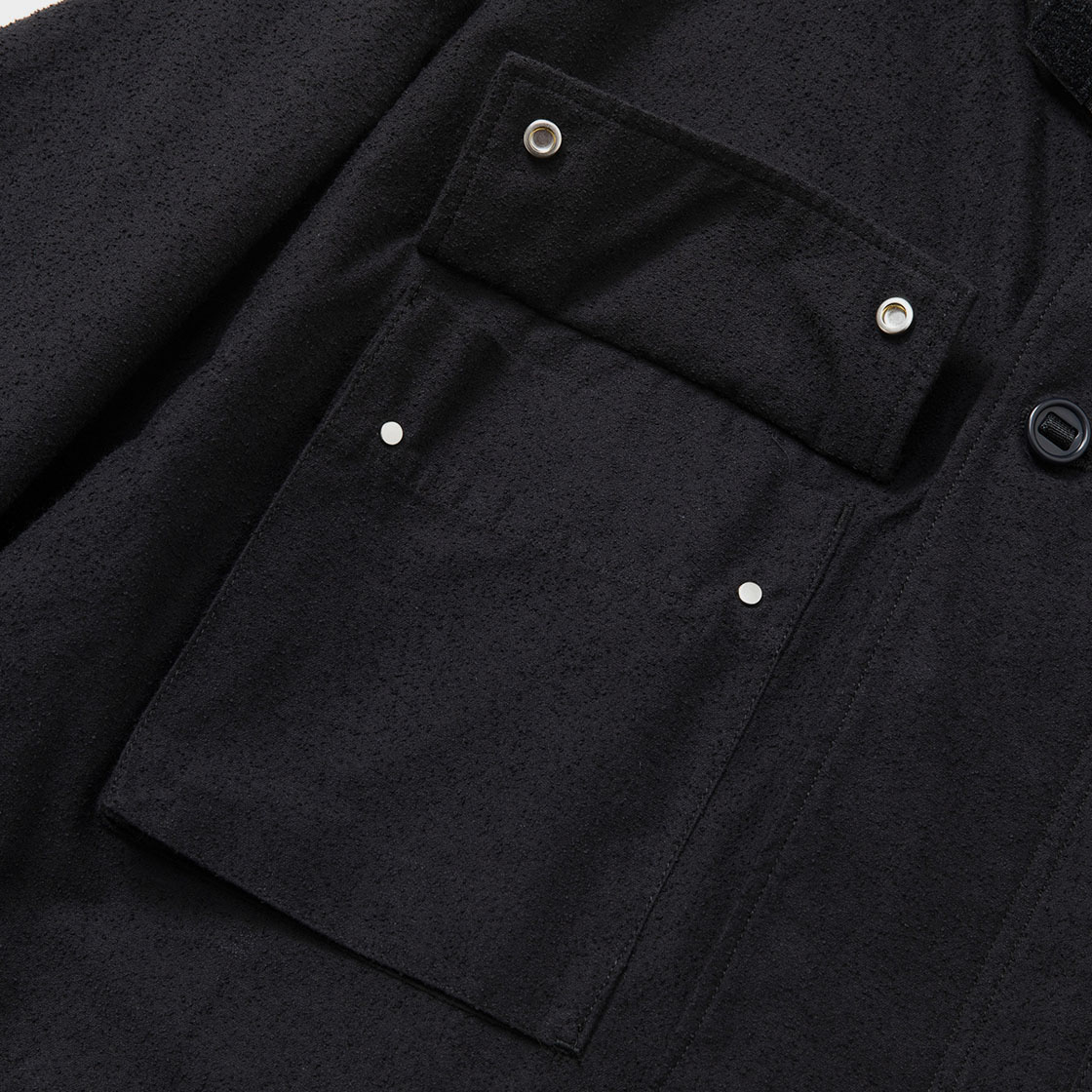 Imitation Suede Field JKT / Off Black