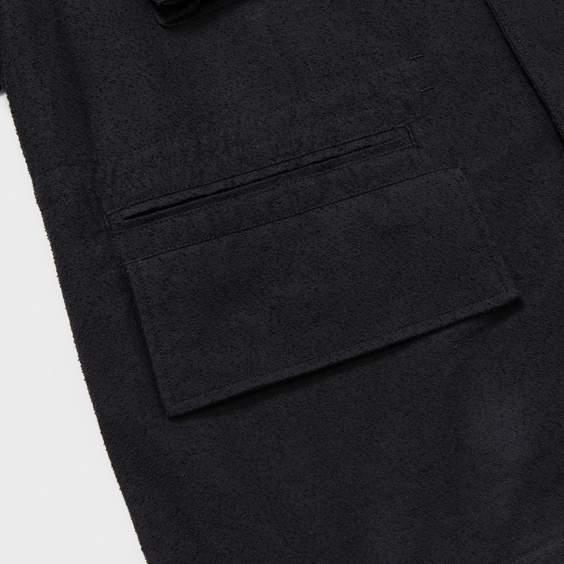 Imitation Suede Field JKT / Off Black