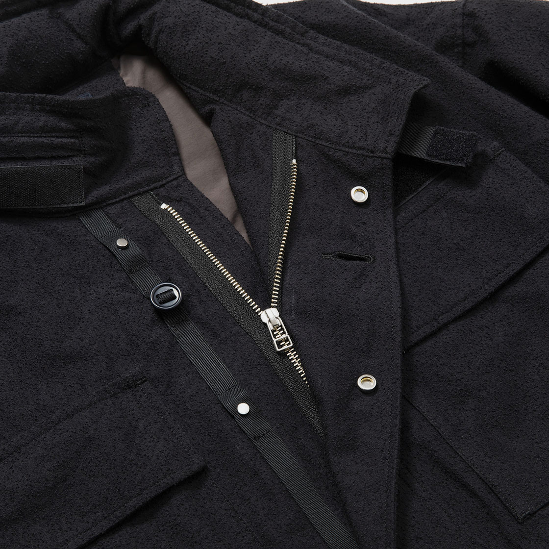 Imitation Suede Field JKT / Off Black
