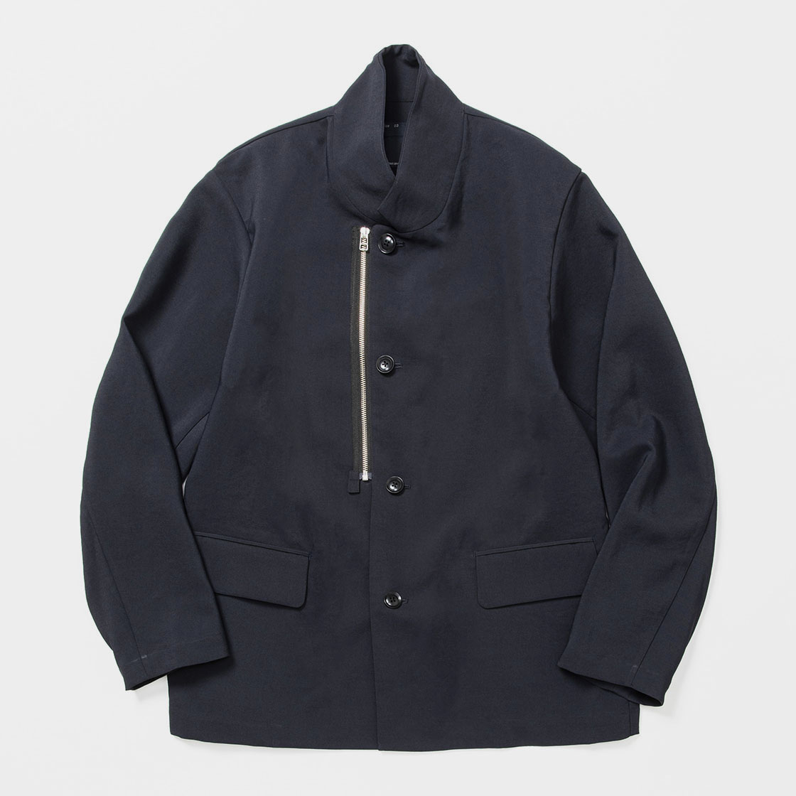 Zip Up Blazer / Navy