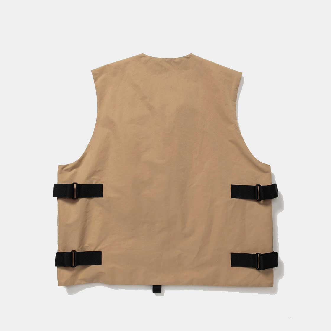 Crisp Nylon Body Armor Vest / Beige