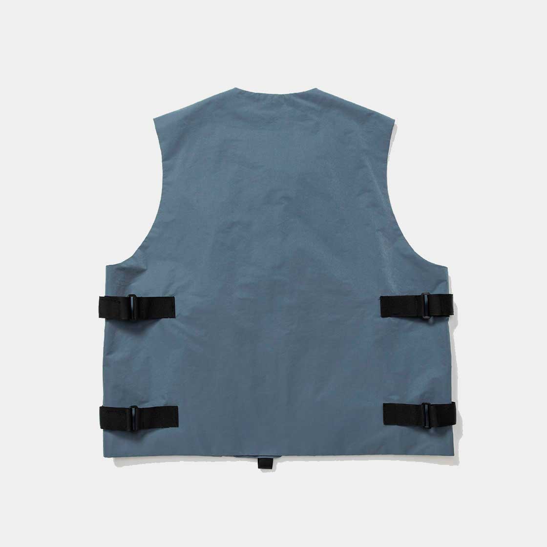 Crisp Nylon Body Armor Vest / Blue Grey