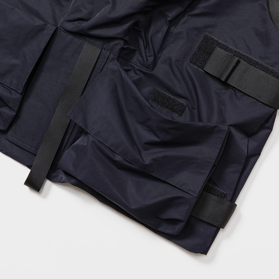 Crisp Nylon Body Armor Vest / D.Navy