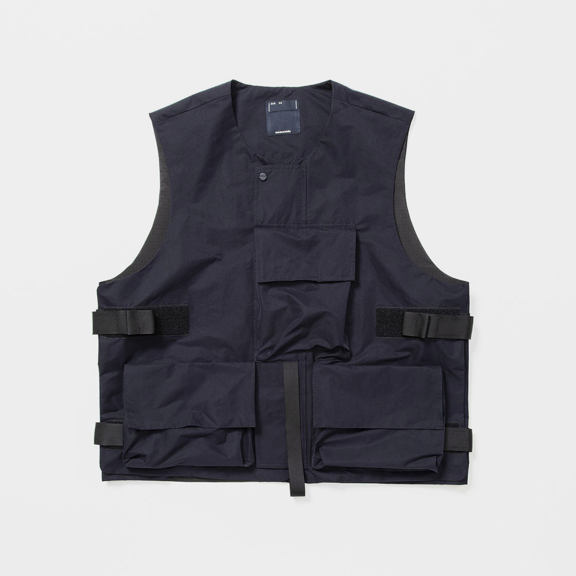 Crisp Nylon Body Armor Vest / D.Navy