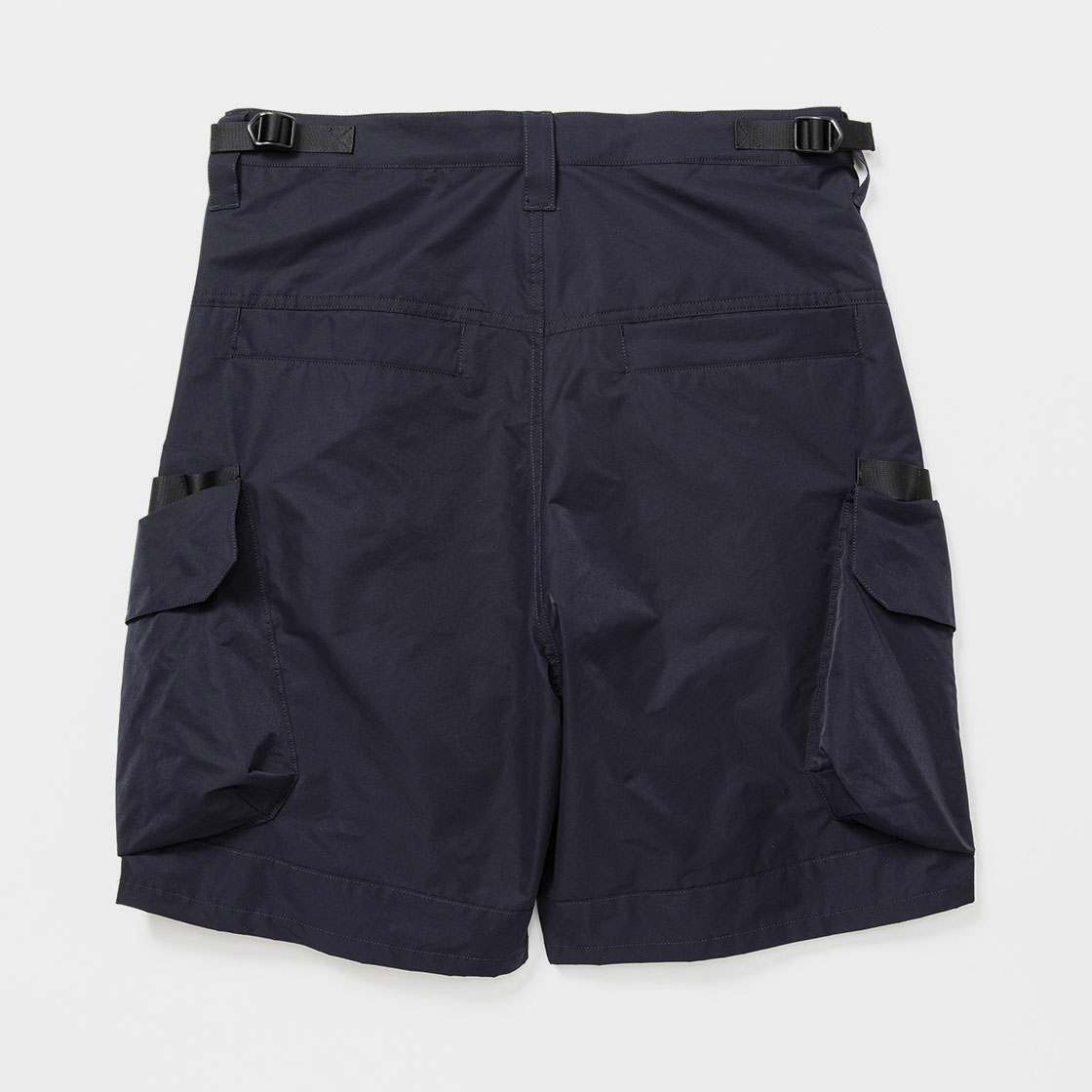 Crisp Nylon Luggage Cargo Shorts / D.Navy