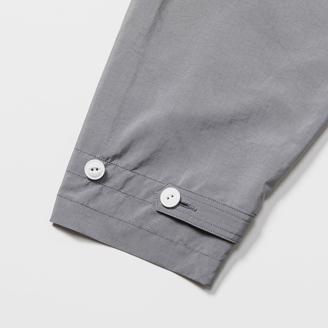 Dry-Rip Shirt Hoodie / Grey