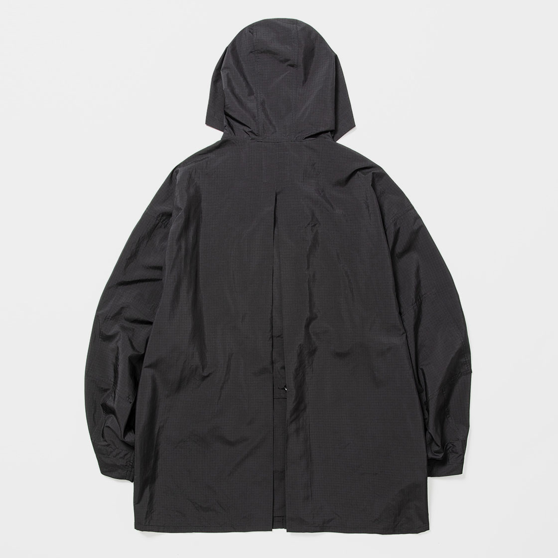 Dry-Rip Shirt Hoodie / Off Black