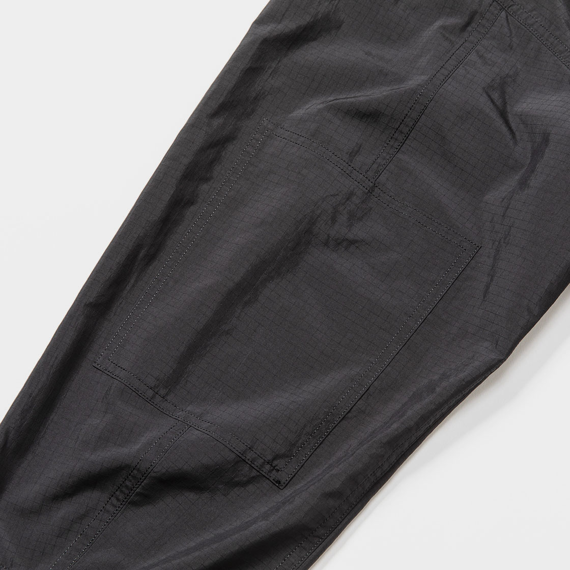 Dry-Rip Shirt Hoodie / Off Black
