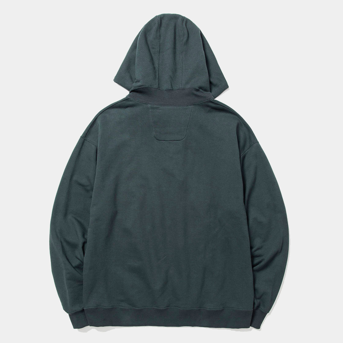 Half Zip Hoodie / D. Green