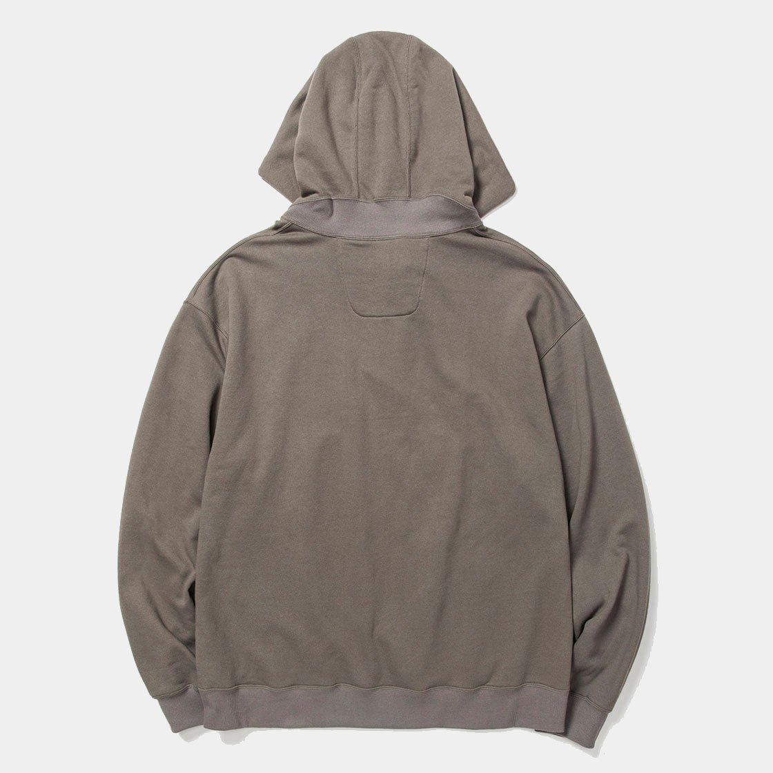 Half Zip Hoodie / Grey
