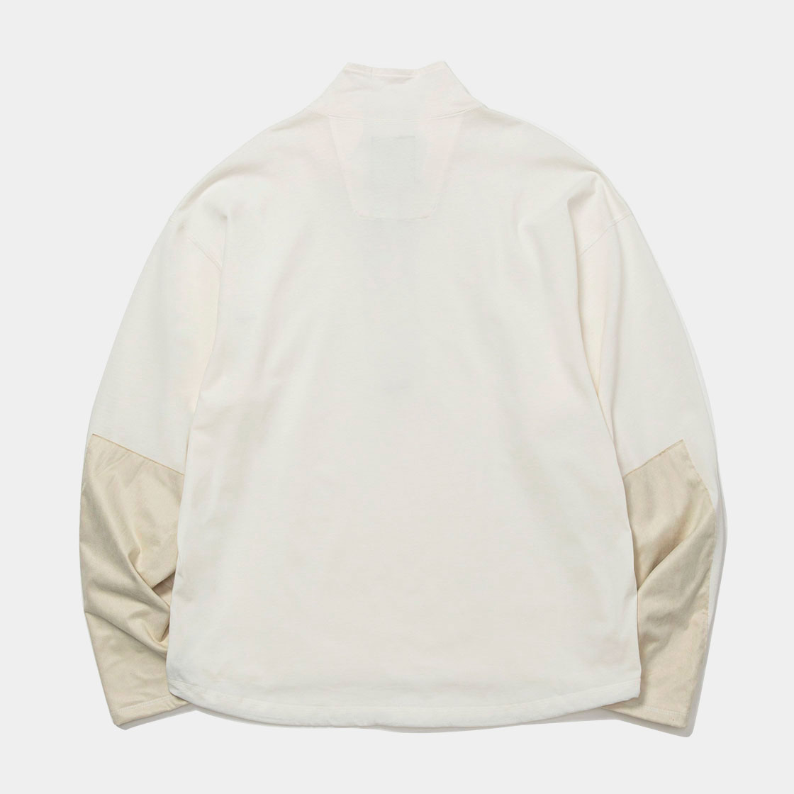 Half Zip L/S Tee / Off White
