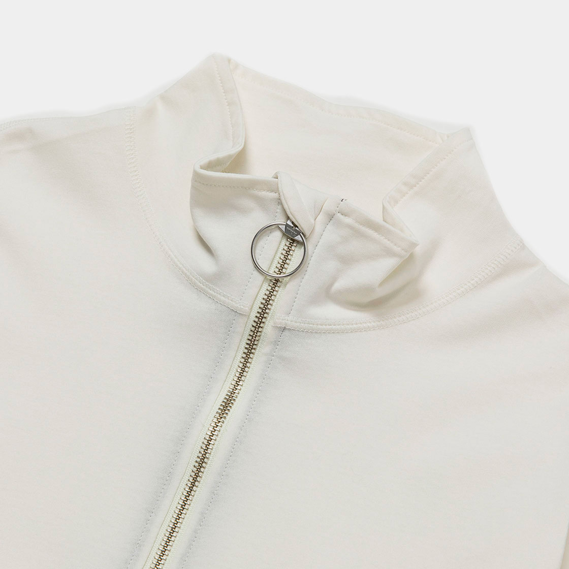 Half Zip L/S Tee / Off White