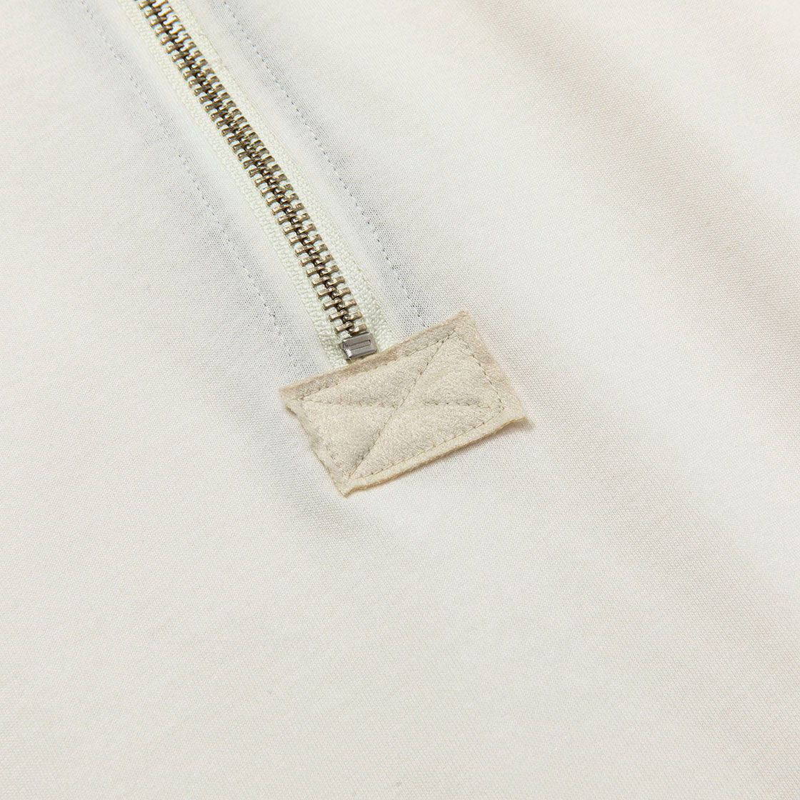 Half Zip L/S Tee / Off White