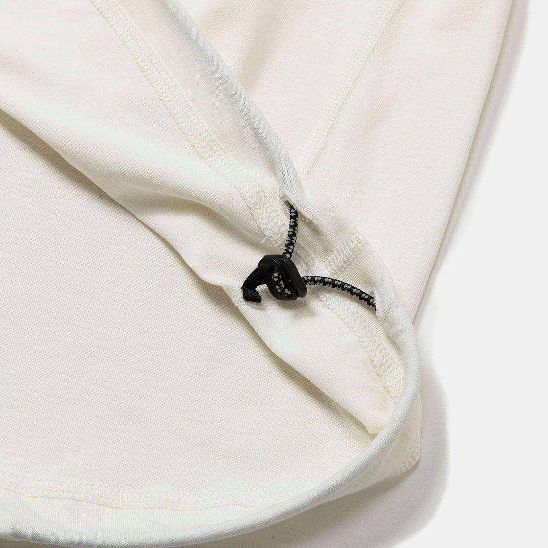 Half Zip L/S Tee / Off White