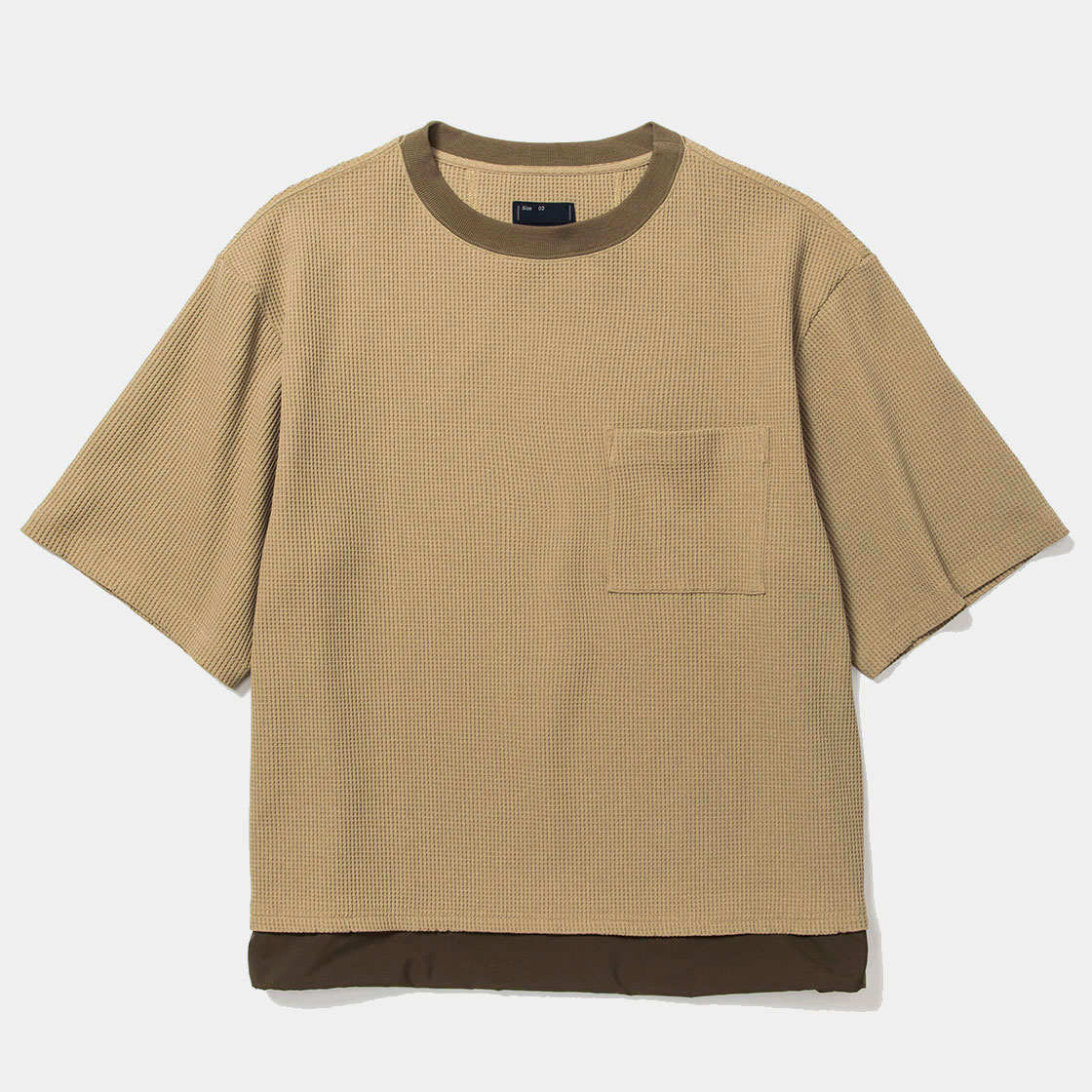 SOLOTEX® Waffle S/S Tee / Beige