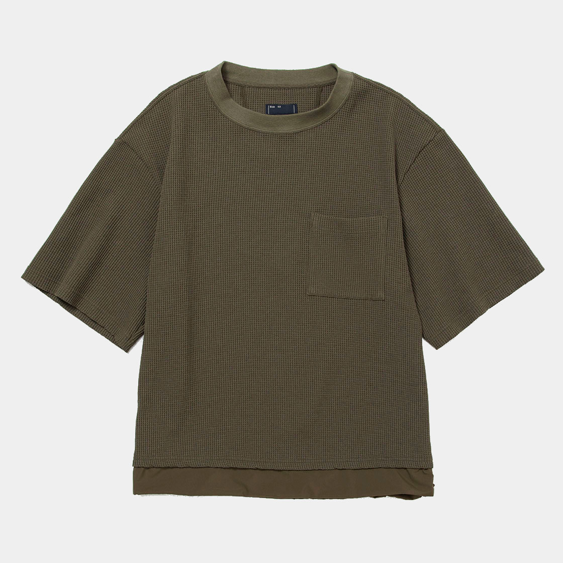 SOLOTEX® Waffle S/S Tee / Khaki