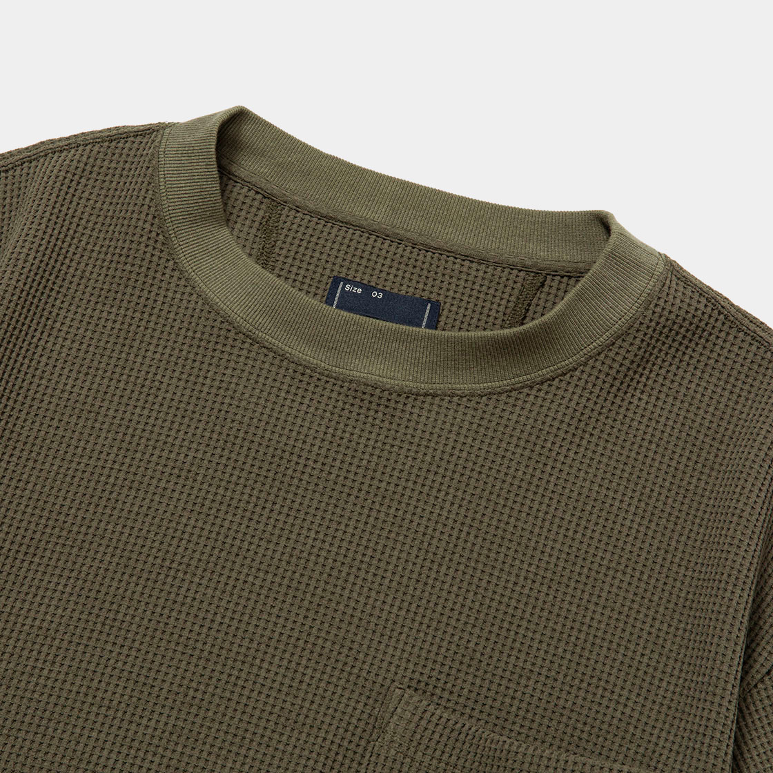 SOLOTEX® Waffle S/S Tee / Khaki