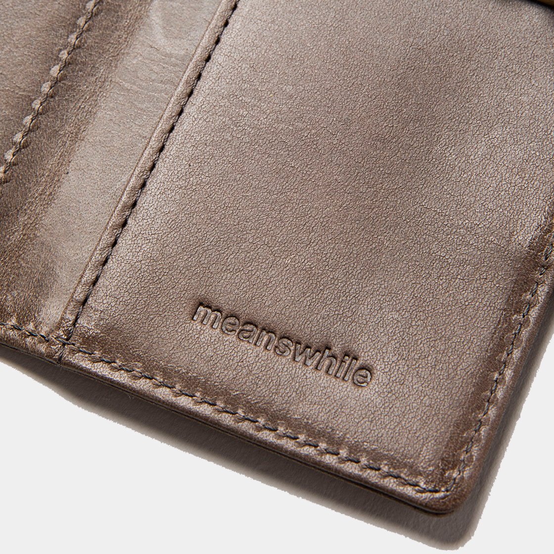Wax Leather Key Case / Grey