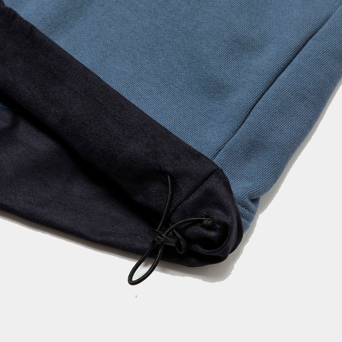Imitation Suede Sweatshirt / Blue Grey