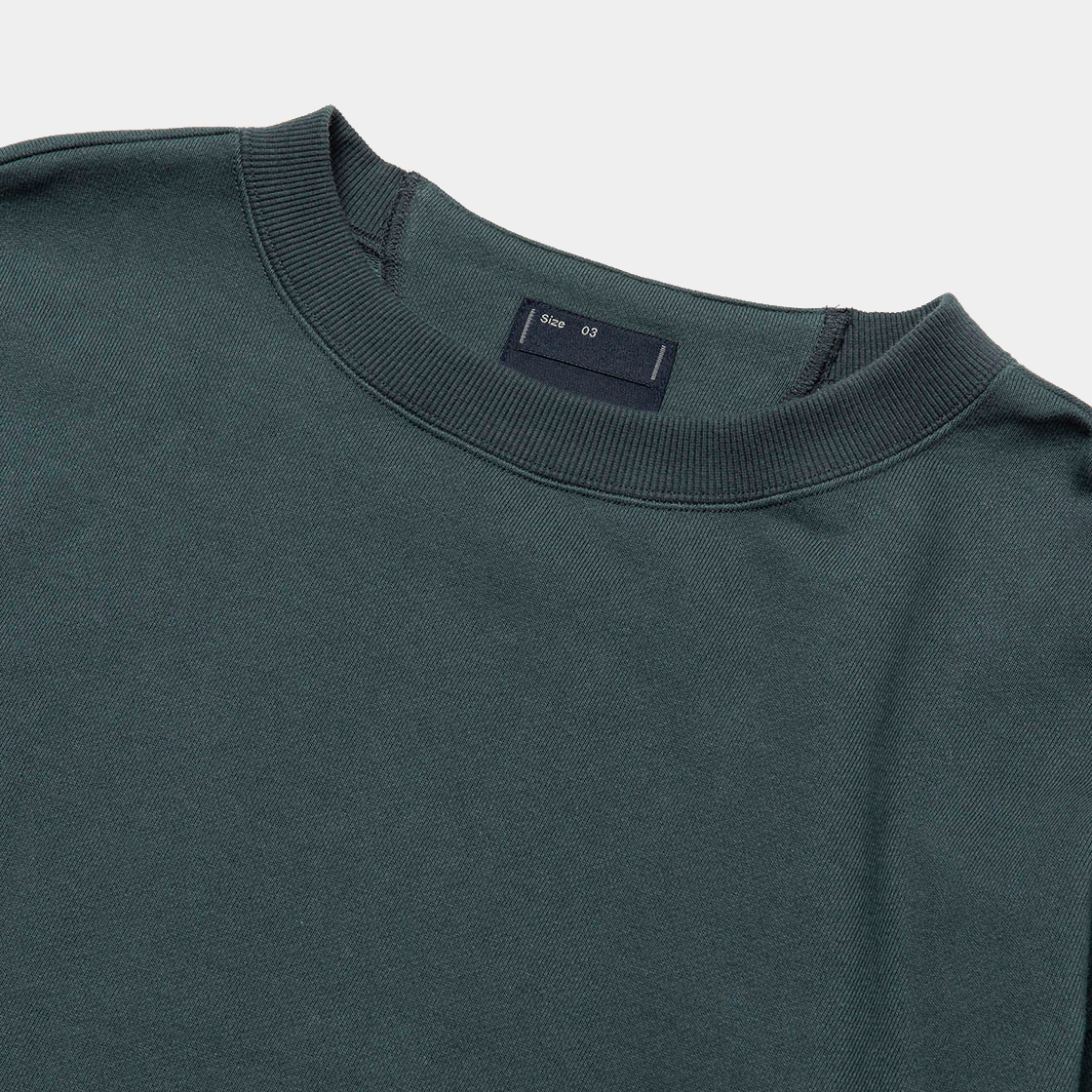 Imitation Suede Sweatshirt / D.Green
