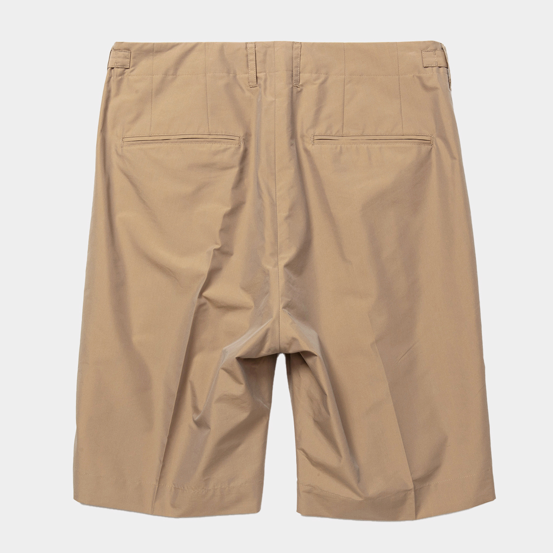 Two Tuck Wide Shorts / Pink Beige