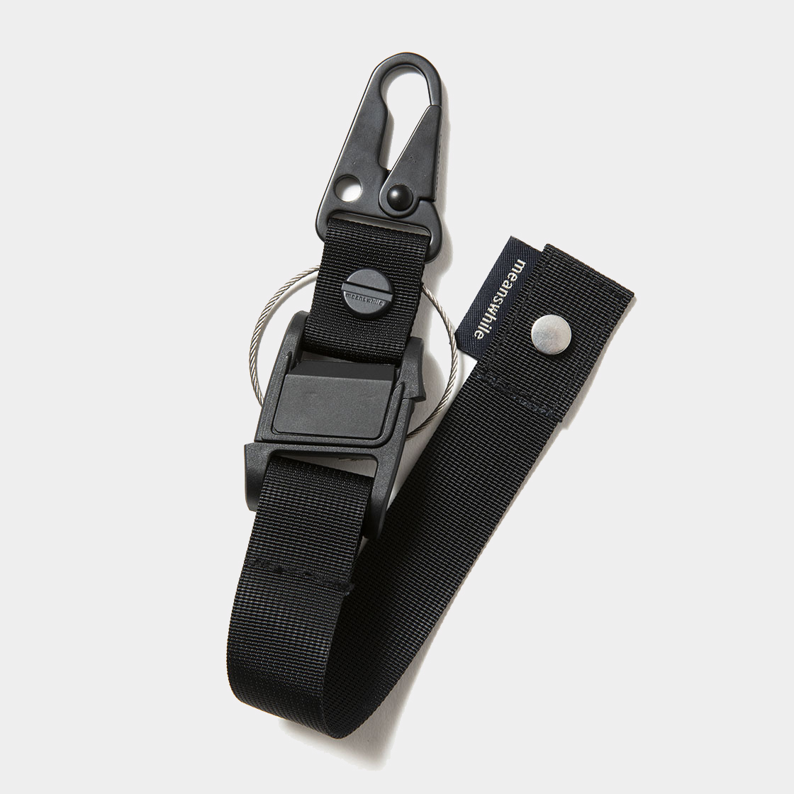 Utility Key Ring / Off Black
