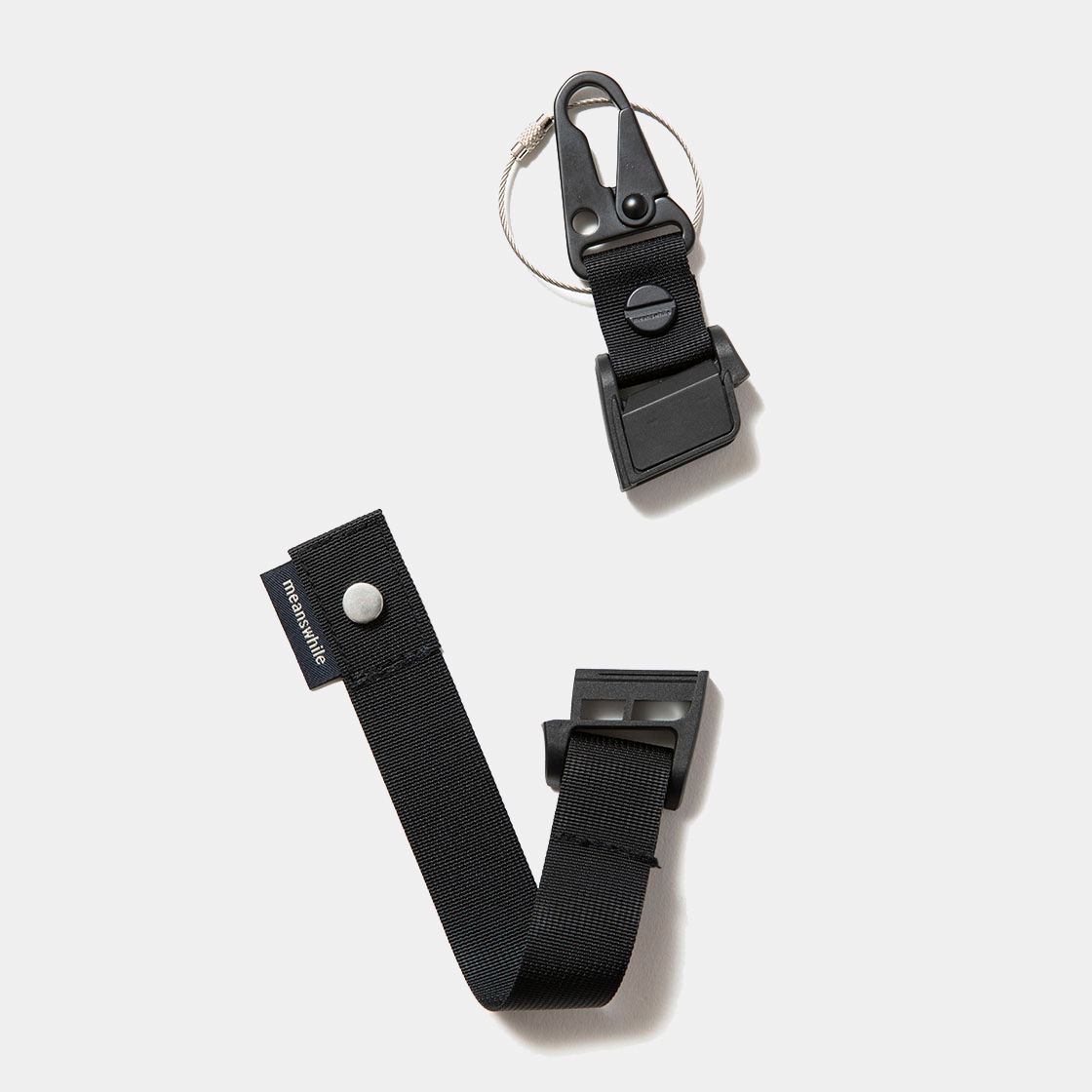 Utility Key Ring / Off Black