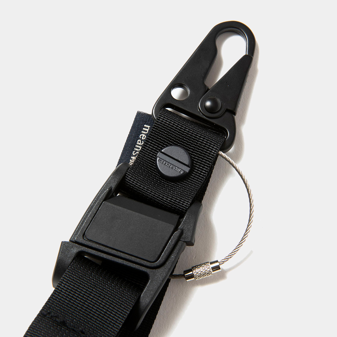 Utility Key Ring / Off Black