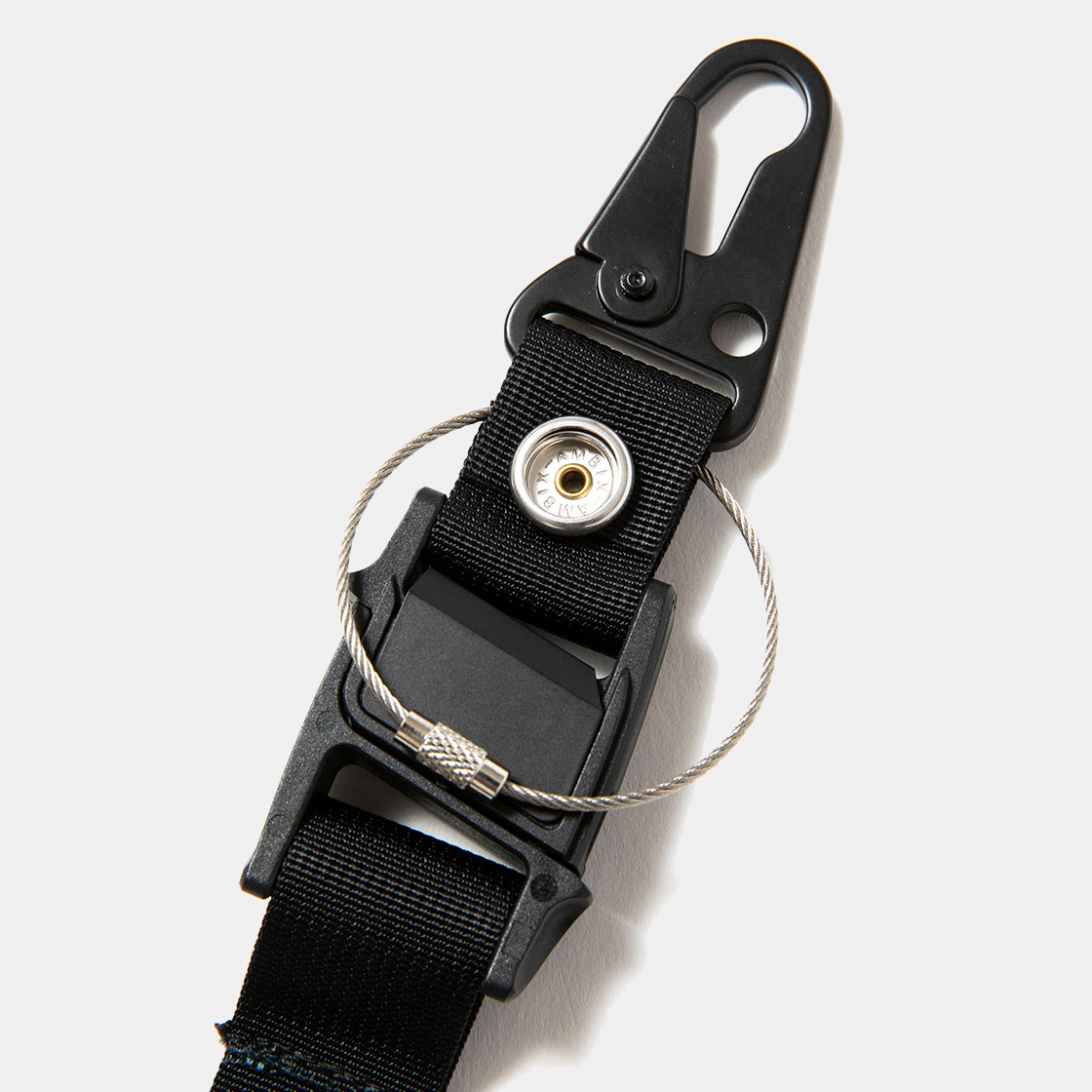 Utility Key Ring / Off Black