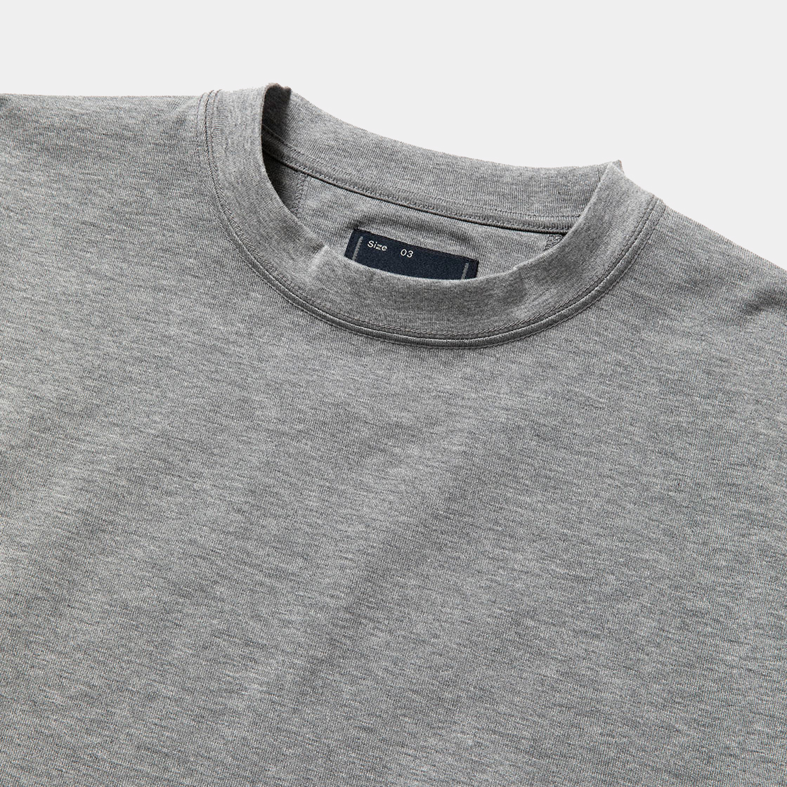 Elastic S/S Tee / Grey