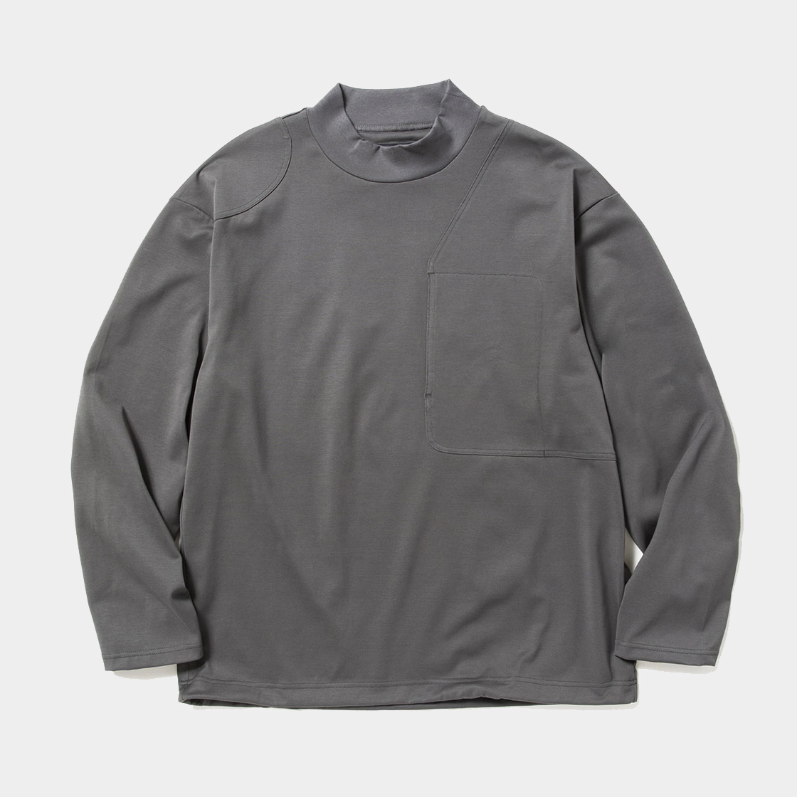 Pad L/S Tee / Charcoal
