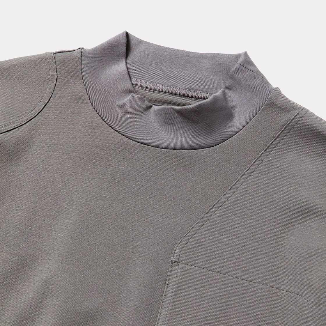 Pad L/S Tee / Charcoal