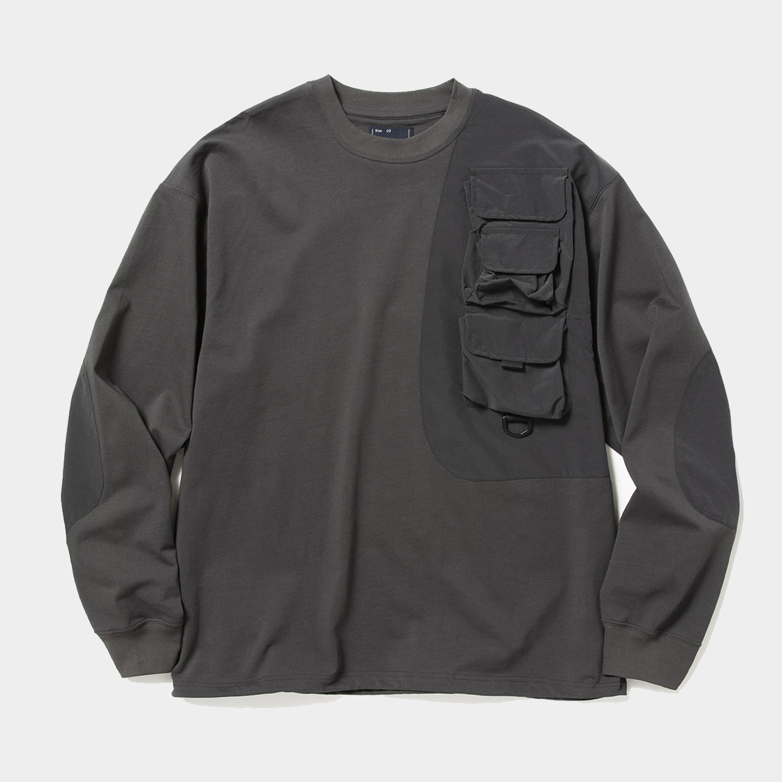 Luggage L/S Tee / Charcoal