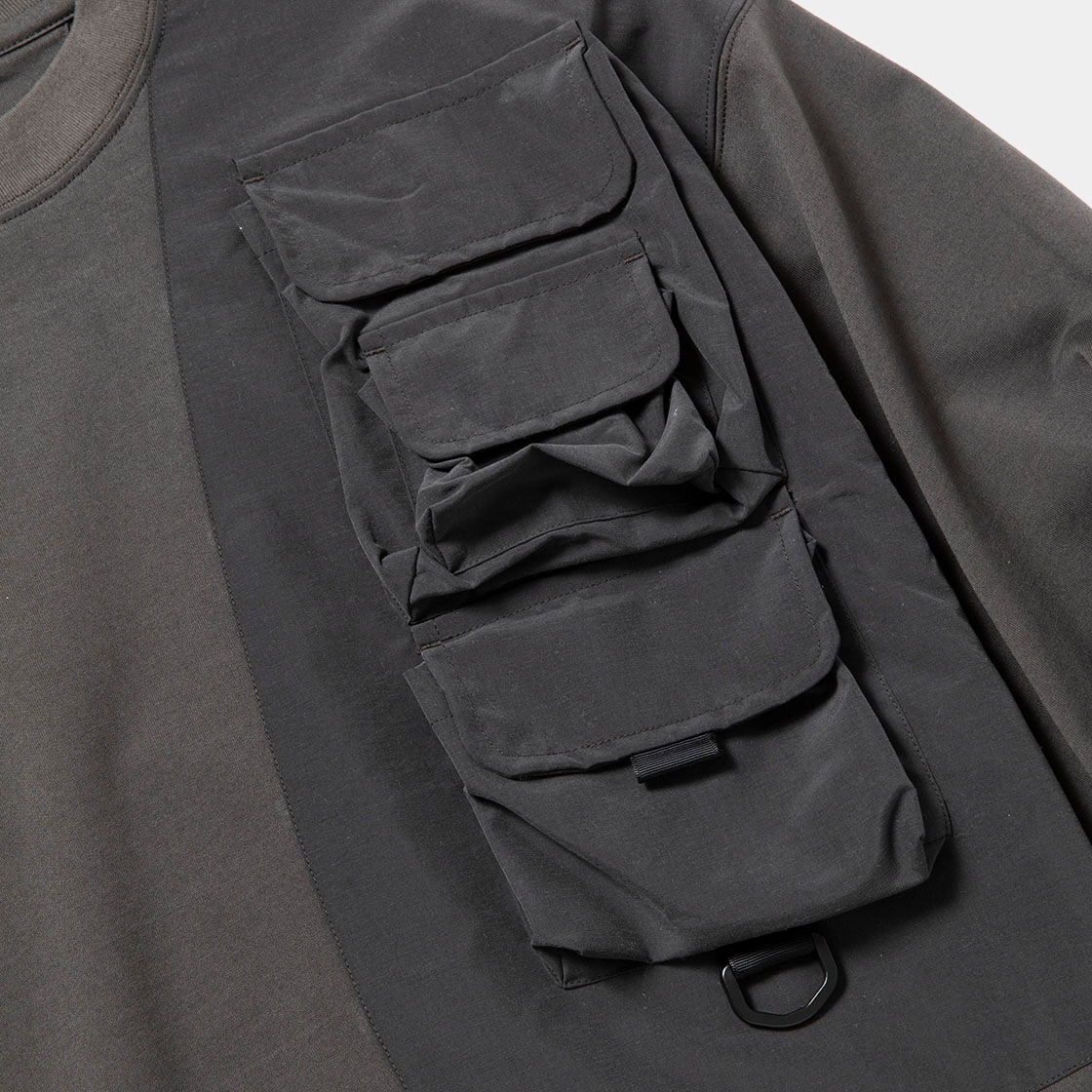 Luggage L/S Tee / Charcoal