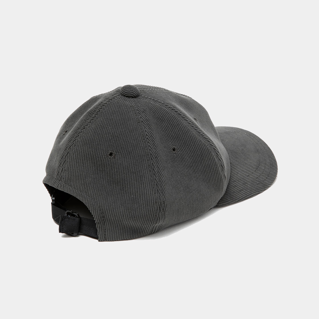 Corduroy 6 Panel Cap / Charcoal