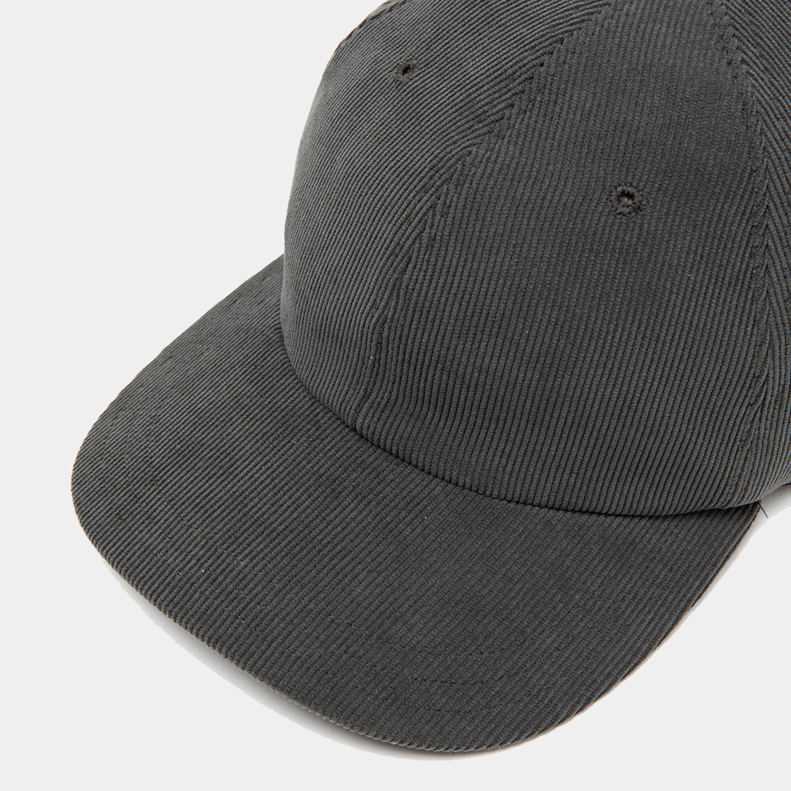 Corduroy 6 Panel Cap / Charcoal