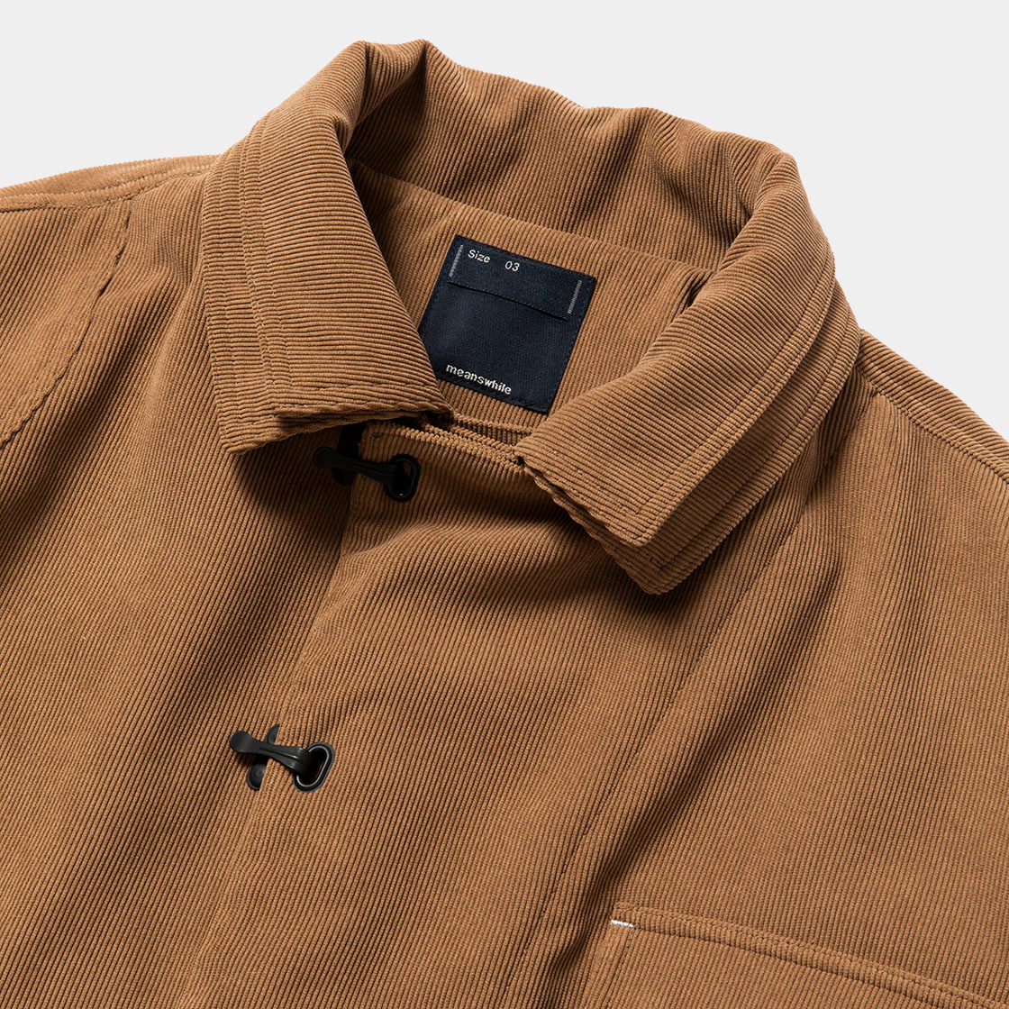 Double Collar Corduroy JKT / Brown