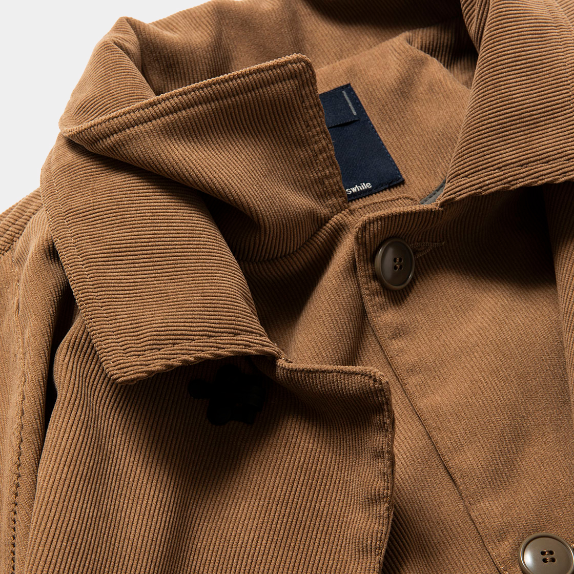 Double Collar Corduroy JKT / Brown