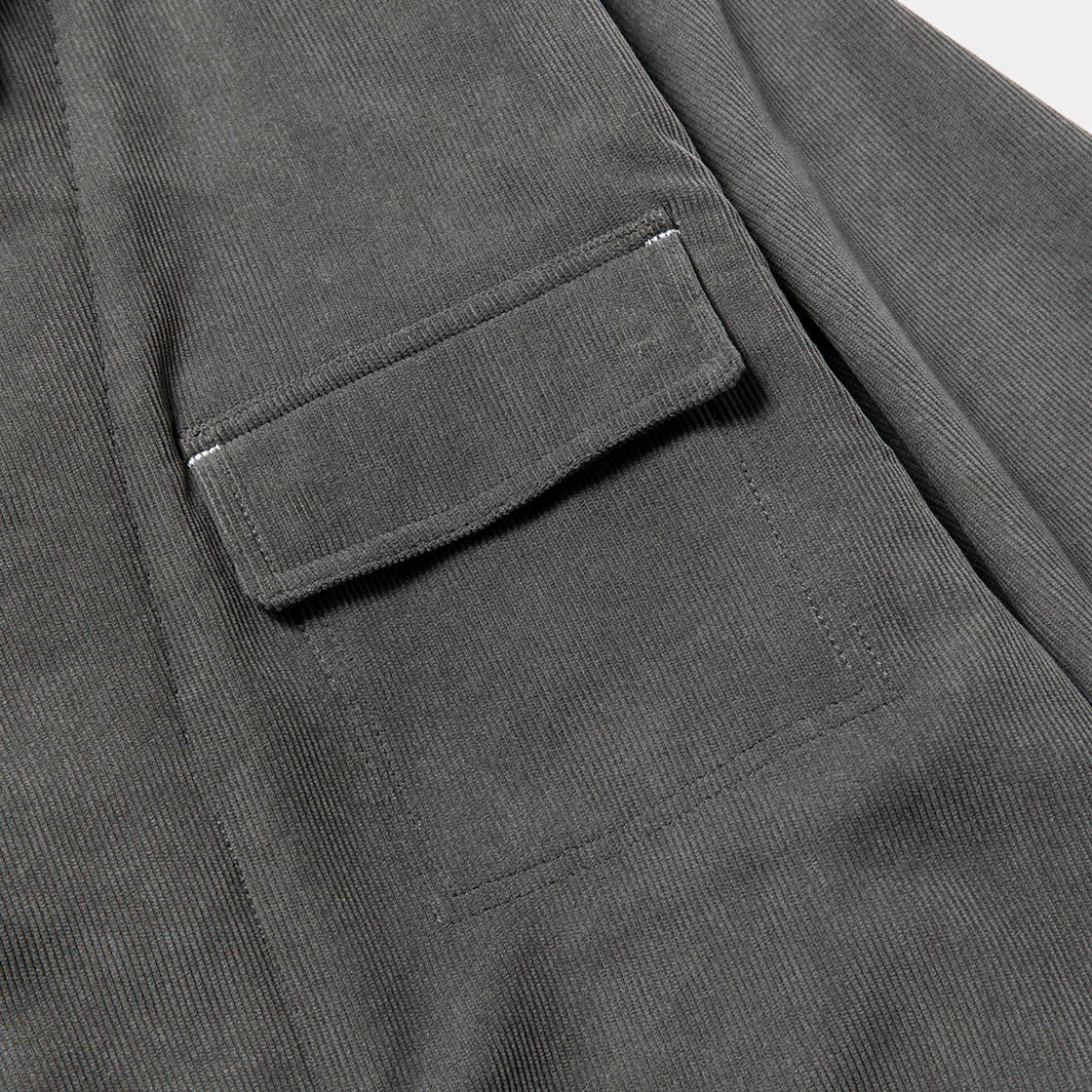 Double Collar Corduroy JKT / Charcoal