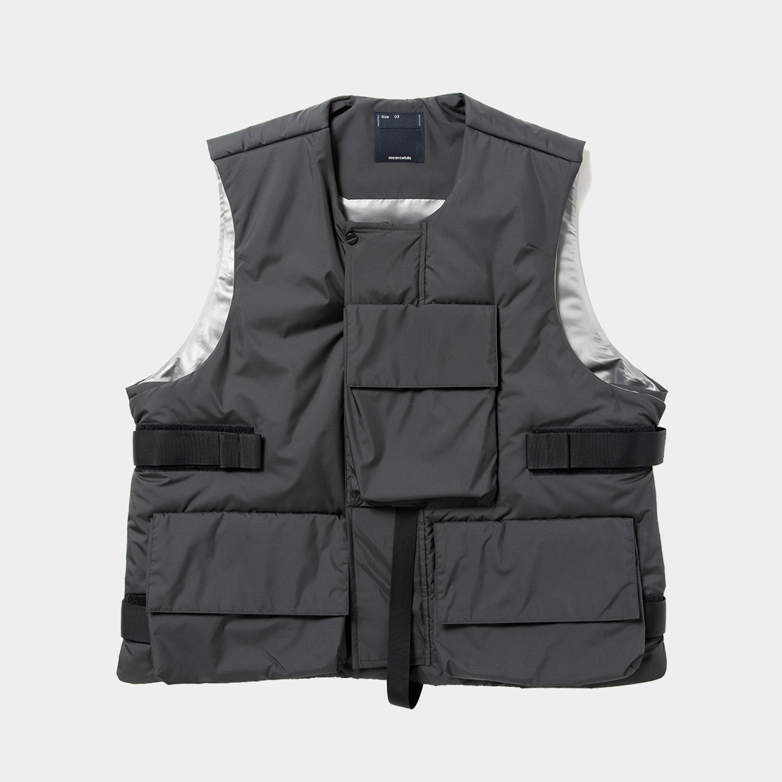 Padding Body Armor Vest / Graphite