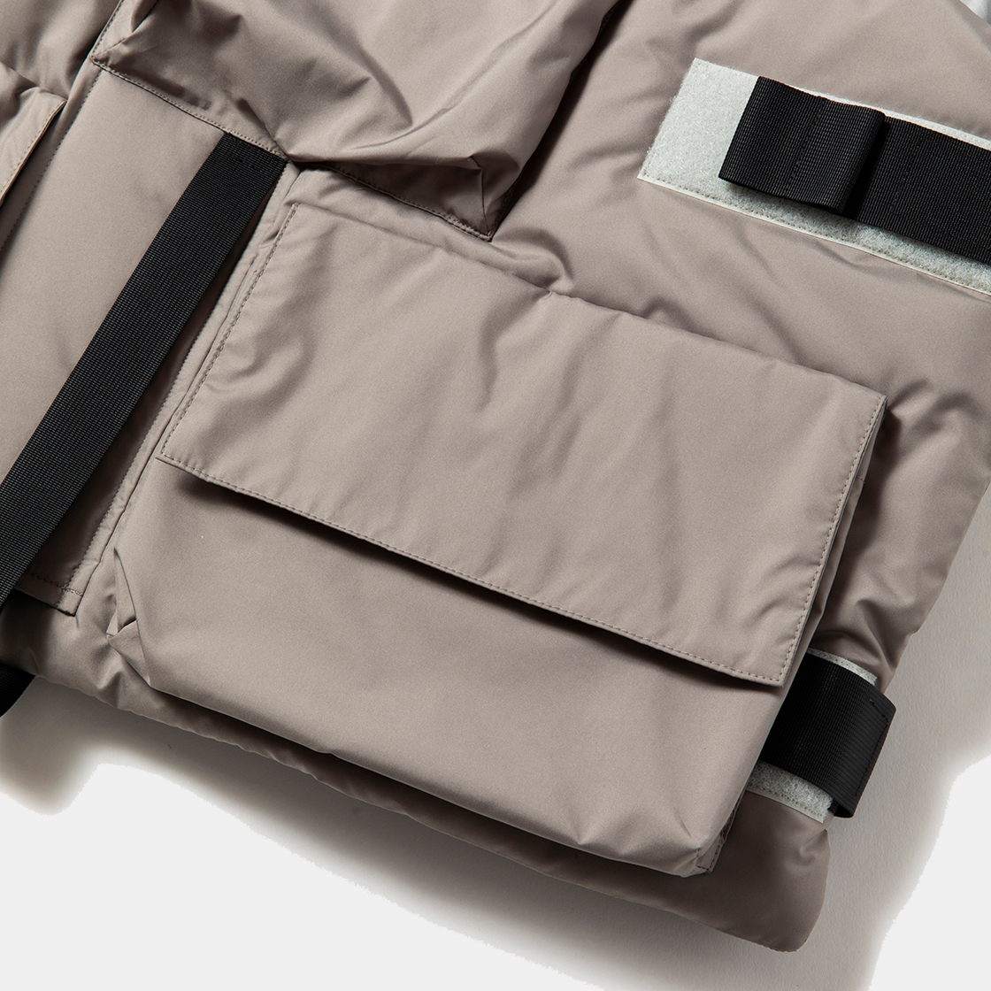 Padding Body Armor Vest / Aluminum Grey
