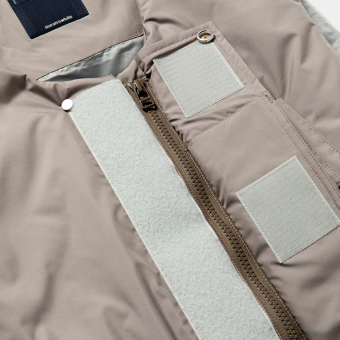Padding Body Armor Vest / Aluminum Grey