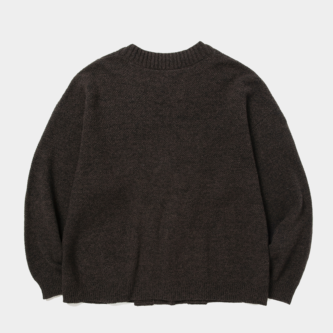 Double Knit Cardigan / Charcoal