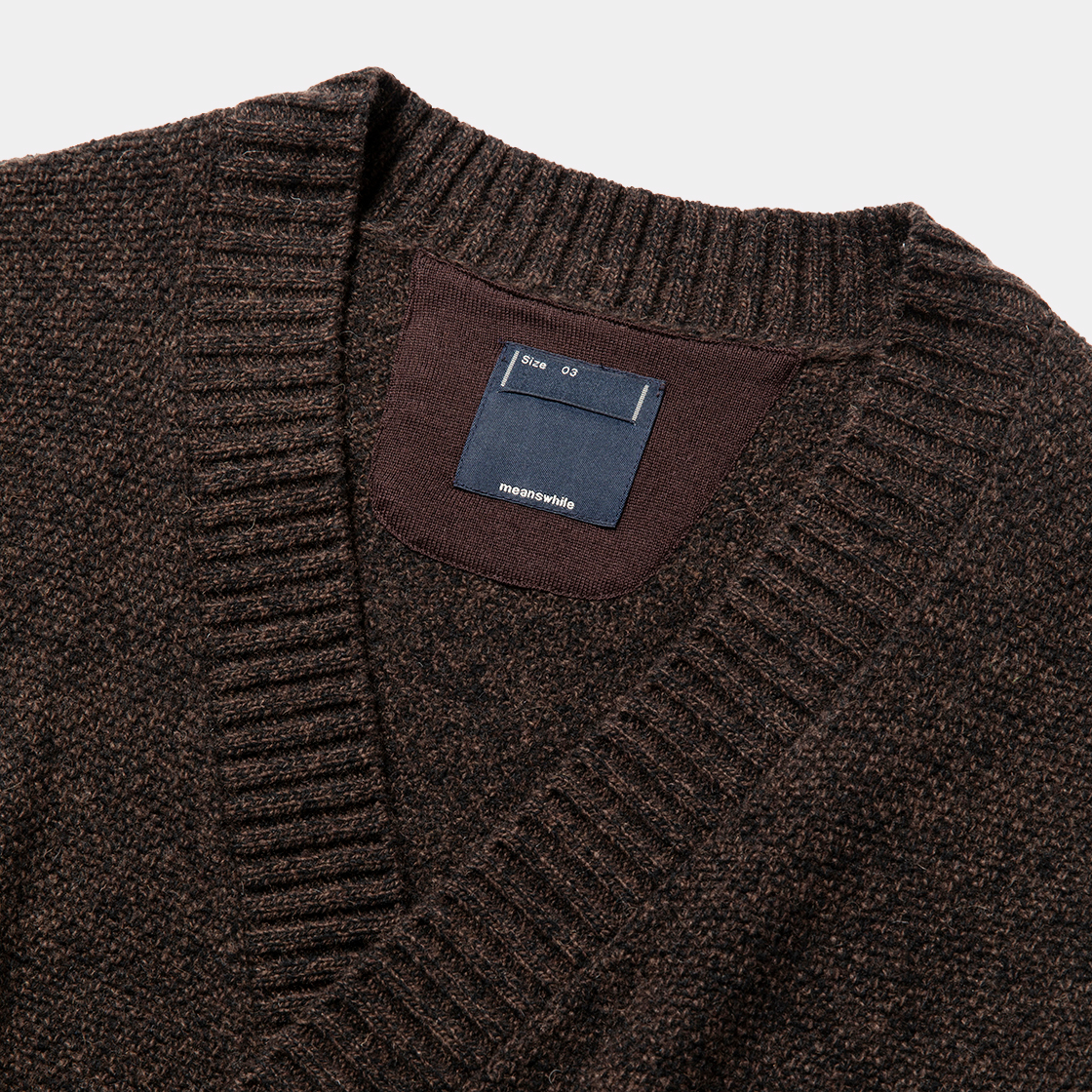 Double Knit Cardigan / Charcoal